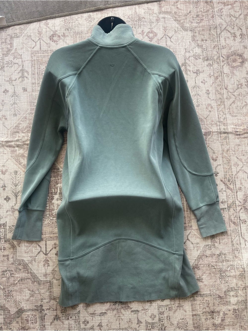 lululemon athletica Sage Green Half-Zip Sweatshirt Dress - Picture 7 of 9